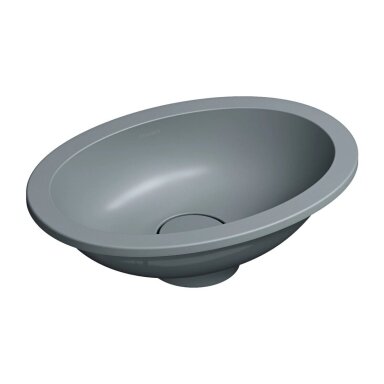 Matinės pilkos spalvos praustuvas Omnires Shell M+ 38 x 25 cm (įleidžiamas / montuojamas iš apačios) Matinės pilkos spalvos praustuvas Omnires Shell M+ 38 x 25 cm (įleidžiamas / montuojamas iš apačios)