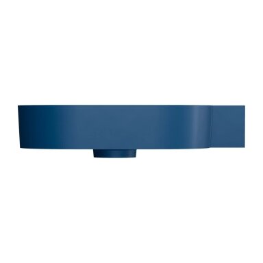 Matt midnight blue spalvos pakabinamas/pastatomas ant stalviršio praustuvas Omnires OVO M+ 64 x 44 cm (dešinė) Matt midnight blue spalvos pakabinamas/pastatomas ant stalviršio praustuvas Omnires OVO M+ 64 x 44 cm (dešinė)