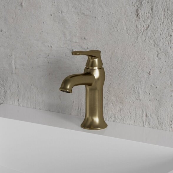 Maišytuvas praustuvui Omnires Art Deco Bronzinis 1