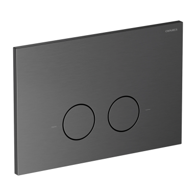 Omnires STEEL-R45 nerūdijančio plieno vandens nuleidimo mygtukas Šlifuotas grafitas - ST45PS1GR