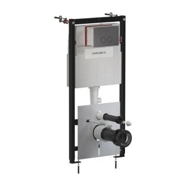 Omnires STRONGFRAME potinkinis rėmas su ECO nuleidimo sistema ir plieniniu mygtuku R45, šlifuotas antracitas Omnires STRONGFRAME potinkinis rėmas su ECO nuleidimo sistema ir plieniniu mygtuku R45, šlifuotas antracitas