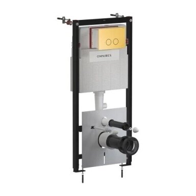 Omnires STRONGFRAME potinkinis rėmas su ECO nuleidimo sistema ir plieniniu mygtuku R45, šlifuotas auksas Omnires STRONGFRAME potinkinis rėmas su ECO nuleidimo sistema ir plieniniu mygtuku R45, šlifuotas auksas