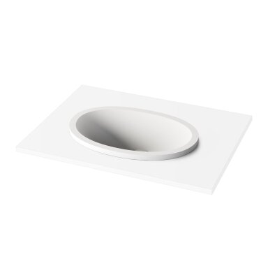 PAA OVO IN Silkstone praustuvas 550 x 372 mm