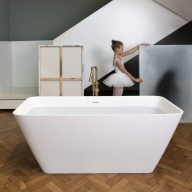 PAA Quadro lieto akmens vonia 1590x700mm