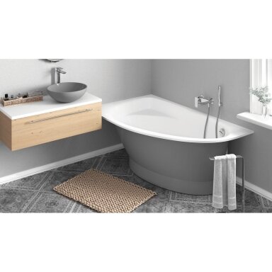 PAA Tre Grande kampinė lieto akmens vonia 1700x1000 mm