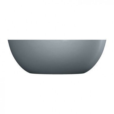 Pilka laisvai pastatoma lieto akmens vonia Omnires SHELL M+ SHELL148WWAG 148 x 75 cm Pilka laisvai pastatoma lieto akmens vonia Omnires SHELL M+ SHELL148WWAG 148 x 75 cm