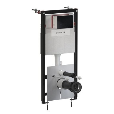 Potinkinio rėmo Omnires STRONGFRAME su MINIMAL juodos matinės spalvos mygtuku komplektas Potinkinio rėmo Omnires STRONGFRAME su MINIMAL juodos matinės spalvos mygtuku komplektas