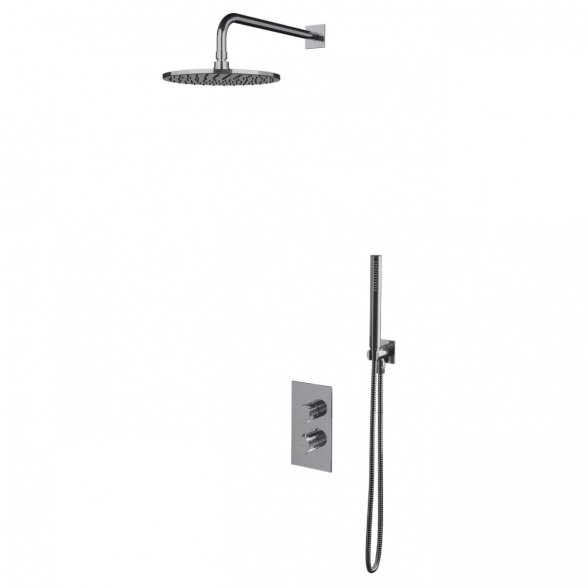Potinkinė termostatinė dušo sistema Omnires Contour SYSCT11CR Potinkinė termostatinė dušo sistema Omnires Contour SYSCT11CR