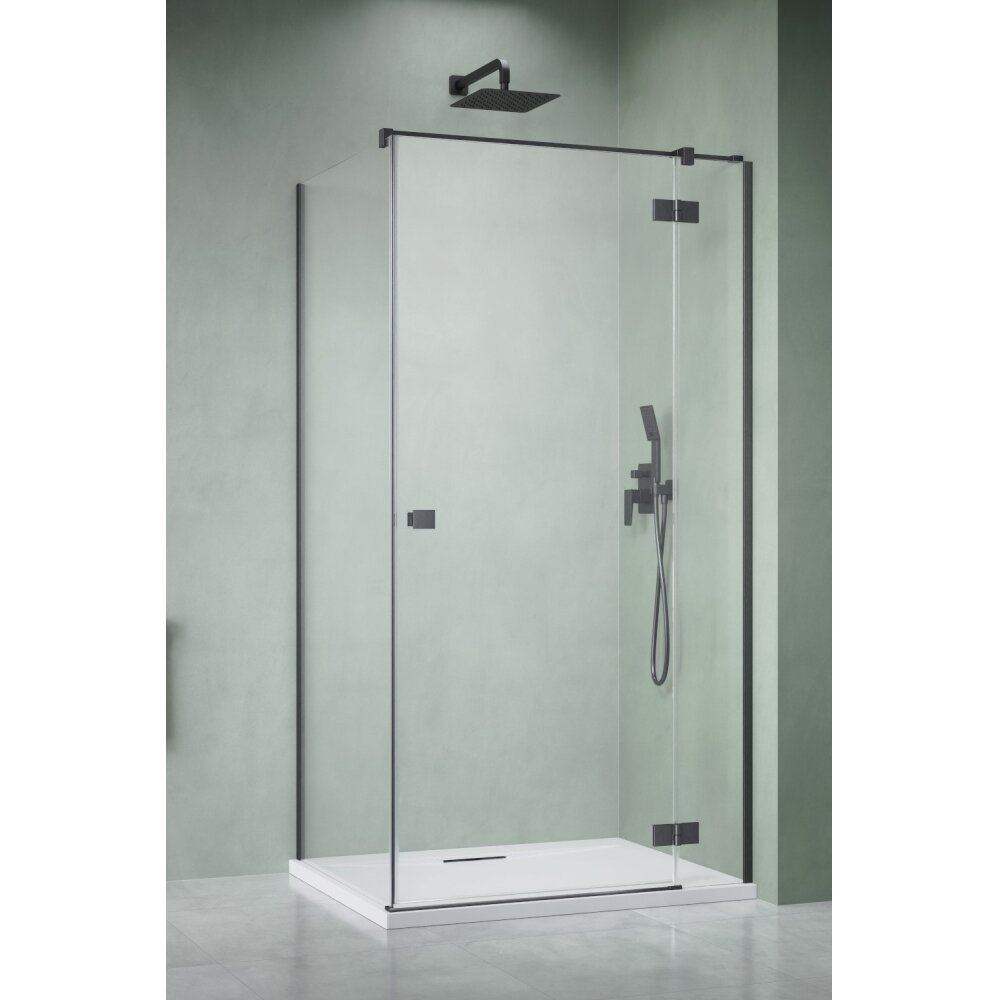 Radaway Essenza 8 KDJ kampinė dušo kabina, šlifuotas GunMetal 2 Radaway Essenza 8 KDJ kampinė dušo kabina, šlifuotas GunMetal 2