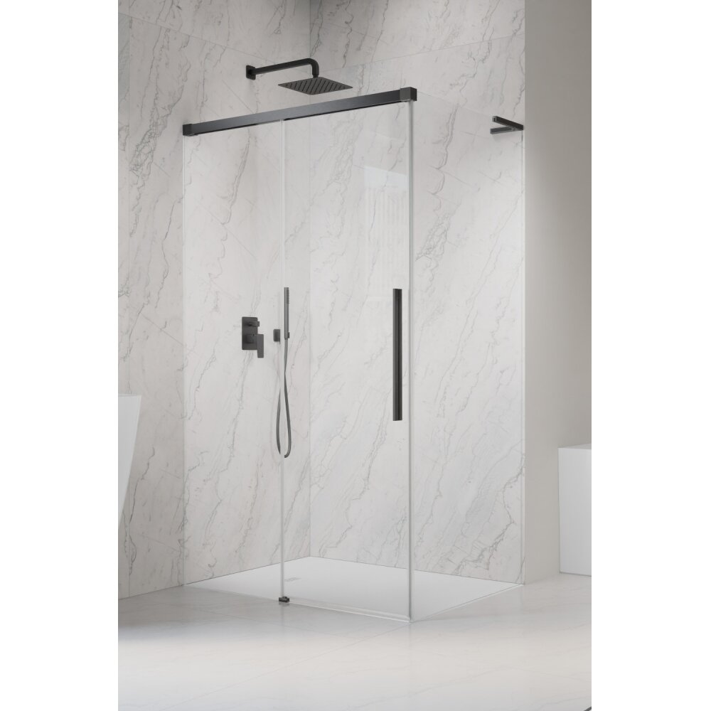 Radaway Idea 8 QL KDJ kampinė dušo kabina, šlifuotas GunMetal 3 Radaway Idea 8 QL KDJ kampinė dušo kabina, šlifuotas GunMetal 3