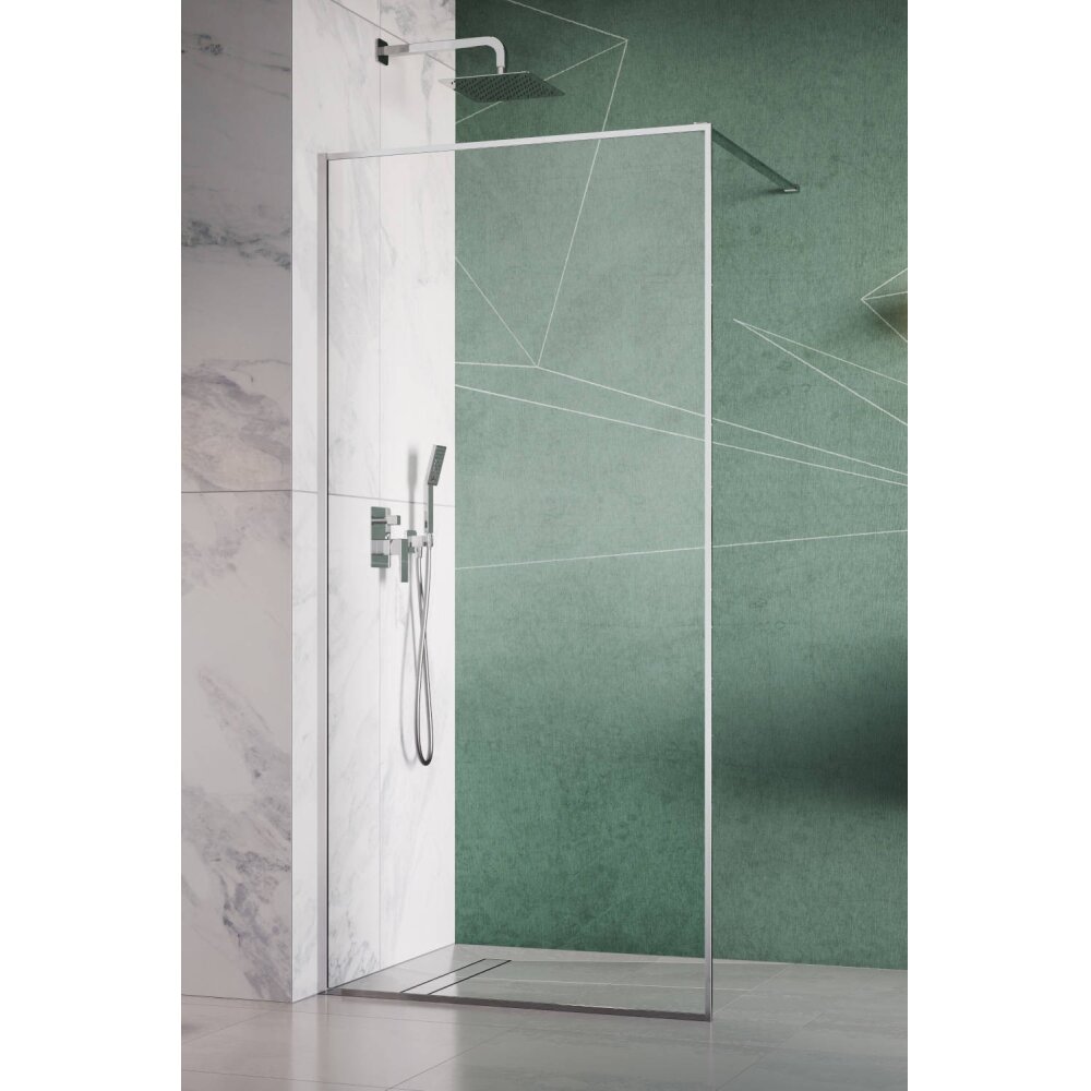 Radaway Modo F II stabili dušo sienelė (Walk-in), chromas 2