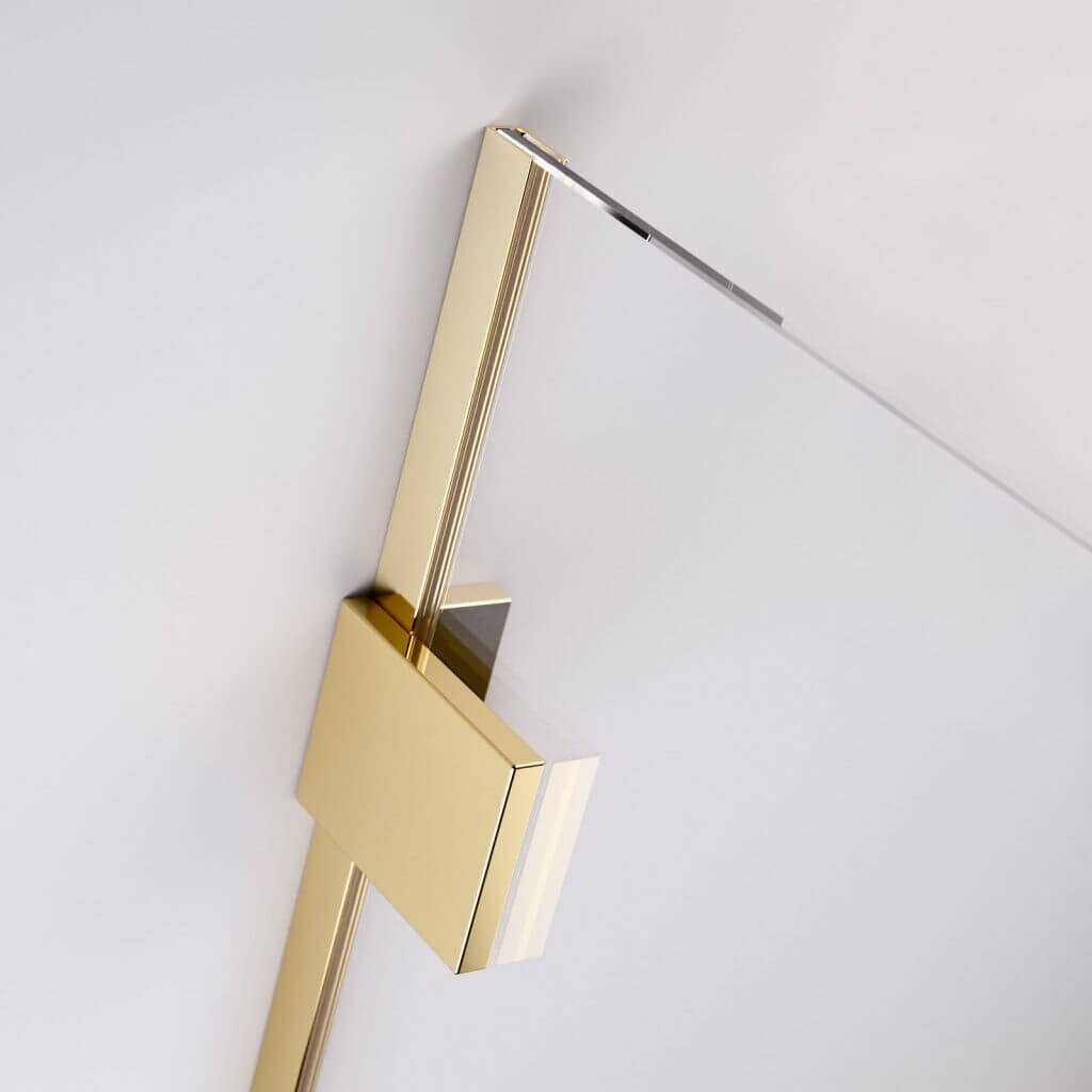 Radaway Essenza Pro 8 Walk-in stabili dušo sienelė, blizgus auksas 5