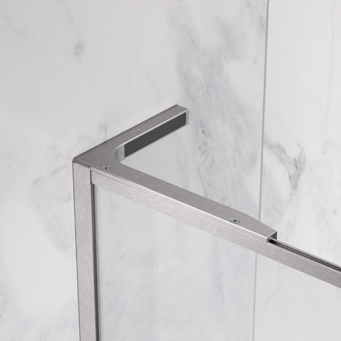 Radaway Modo F SL Brushed Nickel II stabili dušo sienelė 2
