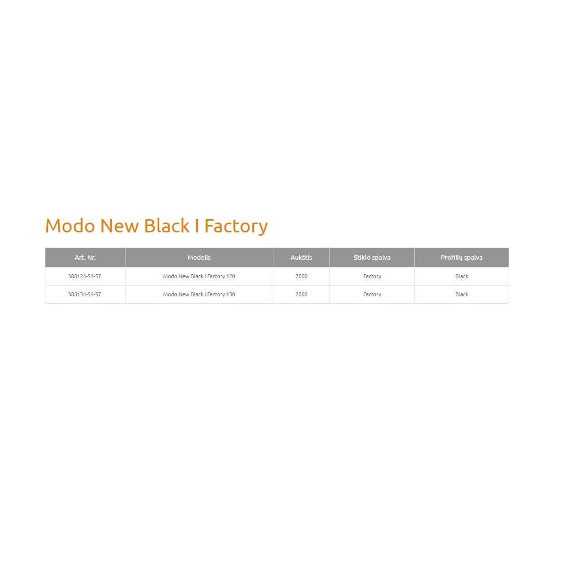 Radaway Modo New I Factory stabili dušo sienelė (Walk-in), juoda matinė 4 Radaway Modo New I Factory stabili dušo sienelė (Walk-in), juoda matinė 4