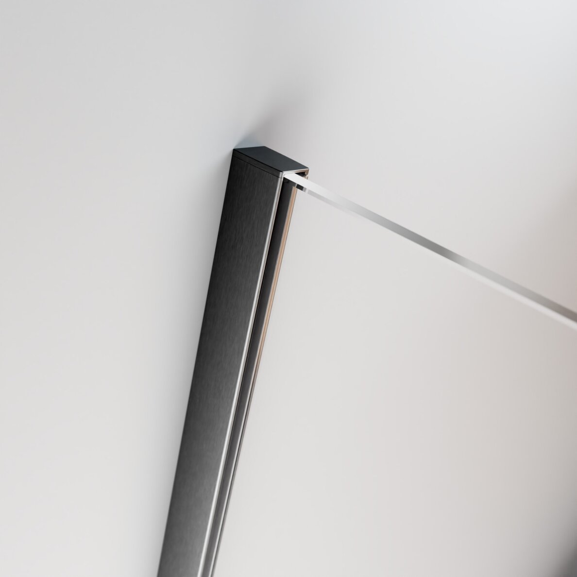 Radaway Furo DWD nišinės dvivėrės stumdomos durys, šlifuotas GunMetal 7