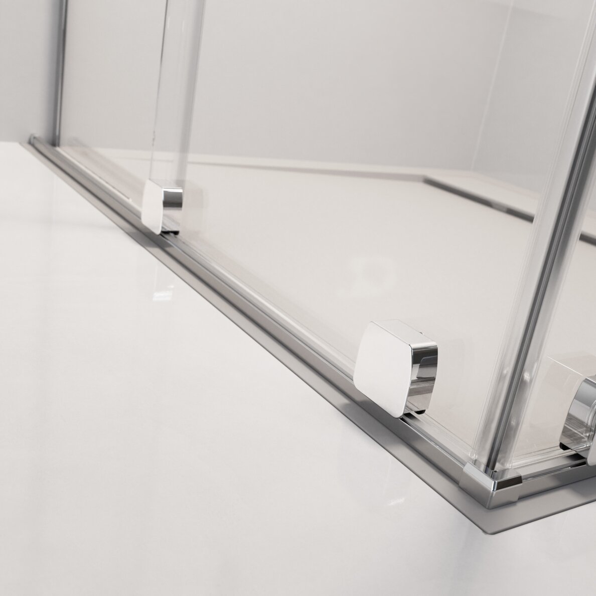 Radaway Furo PND II stumdoma vonios sienelė, chromas 3