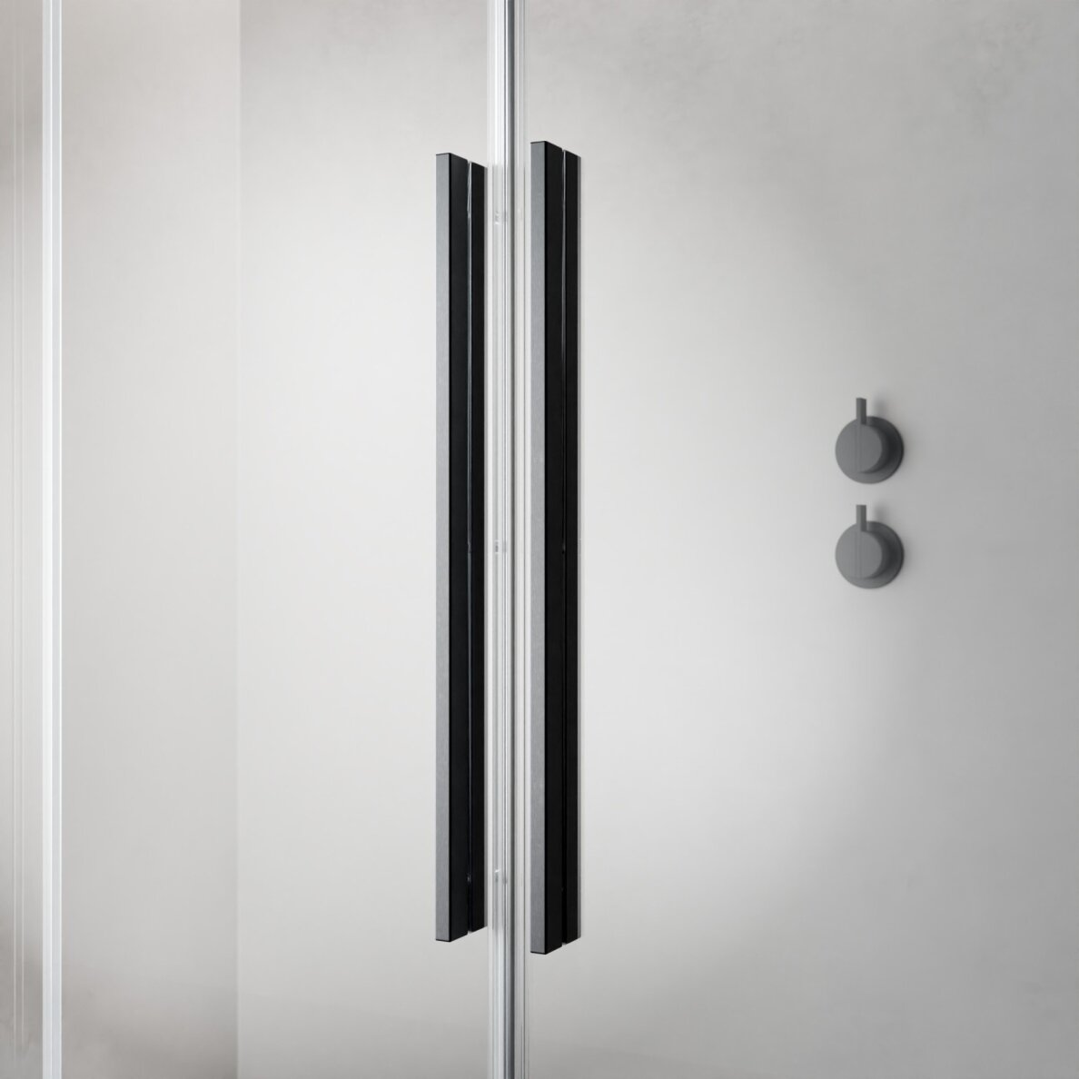 Radaway Furo SL Walk-in stabili dušo sienelė su stumdomomis durimis, šlifuotas GunMetal 3