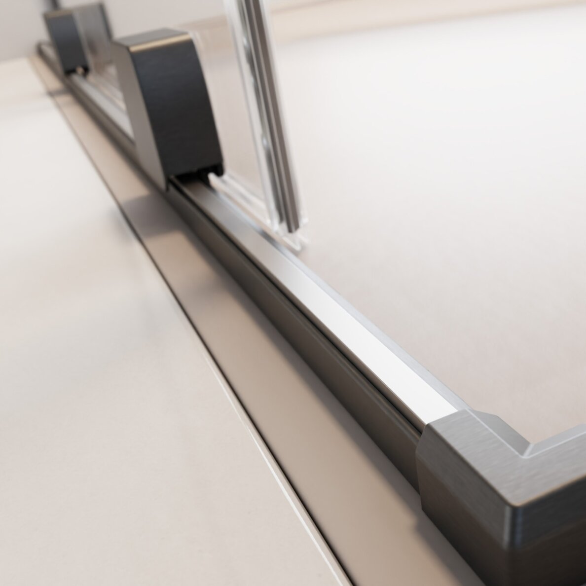 Radaway Furo Walk-in stabili dušo sienelė su stumdomomis durimis, šlifuotas GunMetal 7 Radaway Furo Walk-in stabili dušo sienelė su stumdomomis durimis, šlifuotas GunMetal 7