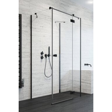 Radaway Essenza Black KDJ+S kvadratinė dušo kabina Radaway Essenza Black KDJ+S kvadratinė dušo kabina