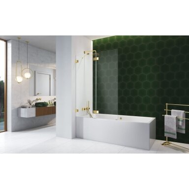 Radaway Essenza Pro Gold PND II vonios sienelė Radaway Essenza Pro Gold PND II vonios sienelė