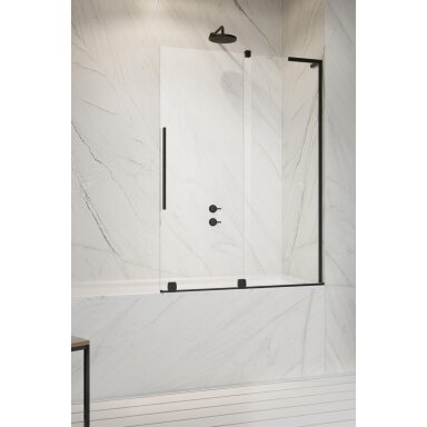 Radaway Furo SL Black PND II vonios sienelė Radaway Furo SL Black PND II vonios sienelė