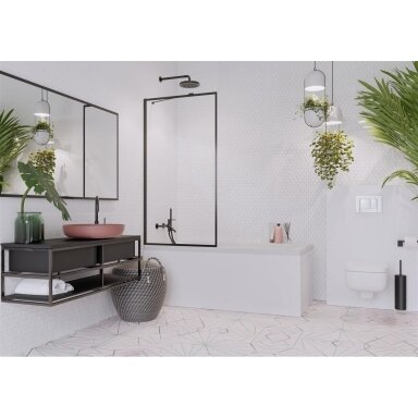 Radaway Idea Black PNJ Frame vonios sienelė Radaway Idea Black PNJ Frame vonios sienelė