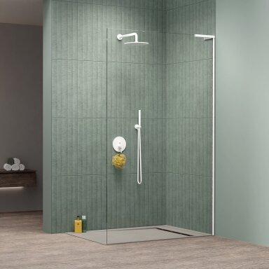 Radaway Modo SL II stabili dušo sienelė (Walk-in), balta matinė