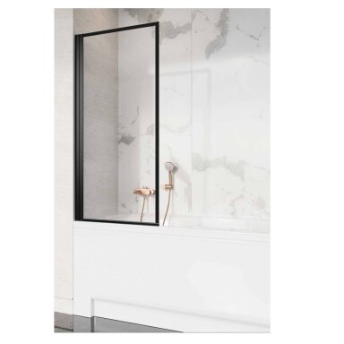 Radaway Nes 8 Black PNJ I Frame vonios sienelė Radaway Nes 8 Black PNJ I Frame vonios sienelė