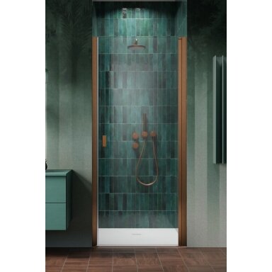 Radaway Nes Brushed Copper DWJ I nišinės dušo durys Radaway Nes Brushed Copper DWJ I nišinės dušo durys