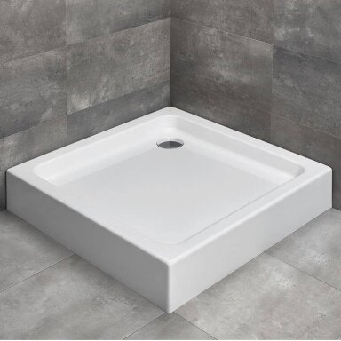 Radaway Siros C Compact 80x80cm kvadratinis akrilinis dušo padėklas Radaway Siros C Compact 80x80cm kvadratinis akrilinis dušo padėklas