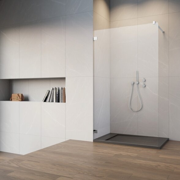 Radaway Essenza Pro 8 Walk-in stabili dušo sienelė, chromas