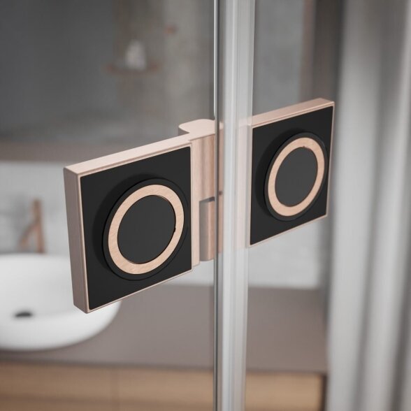 Radaway Essenza Pro Brushed Cooper PDD pusapvalė dušo kabina  5