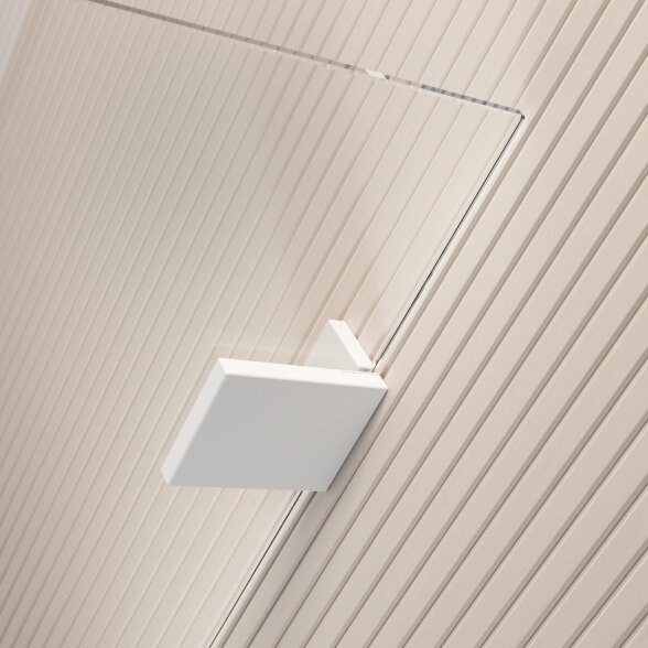 Radaway Essenza Pro Walk-in stabili dušo sienelė, balta matinė 4 Radaway Essenza Pro Walk-in stabili dušo sienelė, balta matinė 4