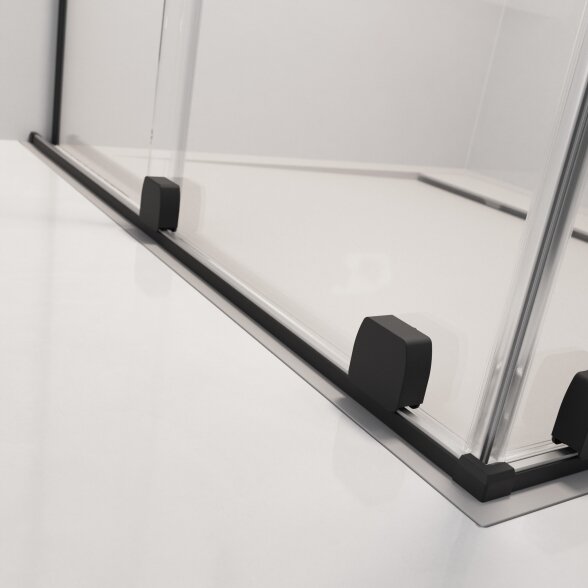 Radaway Furo SL DWJ nišinės stumdomos durys, juoda matinė 5 Radaway Furo SL DWJ nišinės stumdomos durys, juoda matinė 5