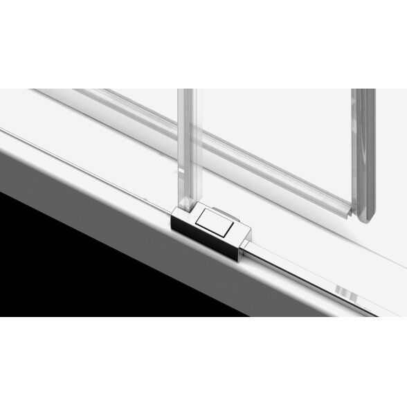 Radaway Idea 6 DWJ nišinės stumdomos dušo durys, chromas 4 Radaway Idea 6 DWJ nišinės stumdomos dušo durys, chromas 4