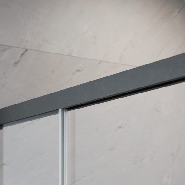 Radaway Idea 8 QL KDJ kampinė dušo kabina, šlifuotas GunMetal 4 Radaway Idea 8 QL KDJ kampinė dušo kabina, šlifuotas GunMetal 4