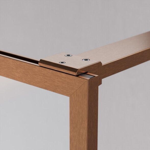 Radaway Modo F II stabili dušo sienelė (Walk-in), šlifuotas varis 3