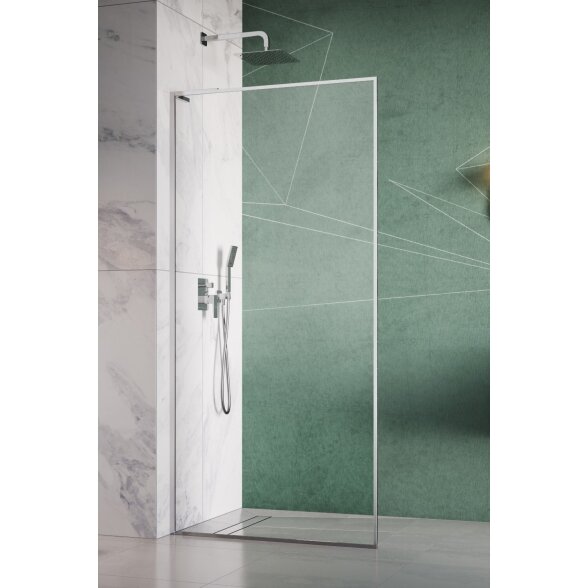 Radaway Modo F SL II stabili dušo sienelė (Walk-in), chromas 2 Radaway Modo F SL II stabili dušo sienelė (Walk-in), chromas 2