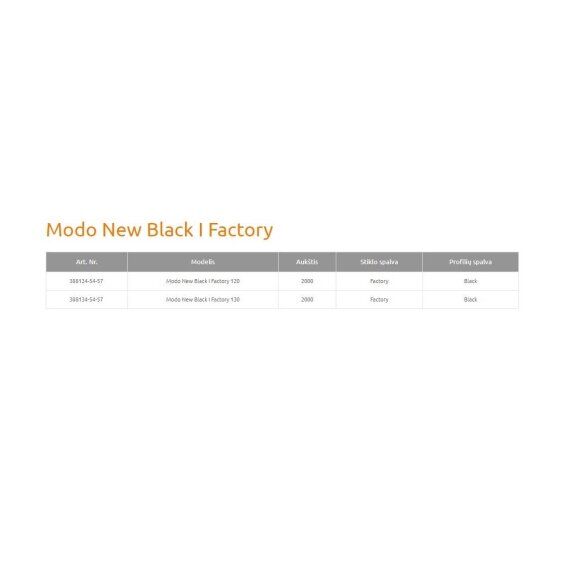 Radaway Modo New I Factory stabili dušo sienelė (Walk-in), juoda matinė 4 Radaway Modo New I Factory stabili dušo sienelė (Walk-in), juoda matinė 4