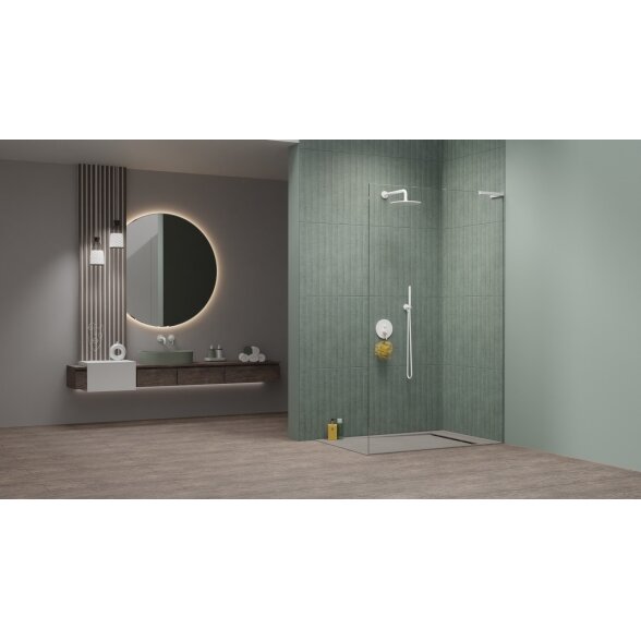 Radaway Modo SL II stabili dušo sienelė (Walk-in), balta matinė 2