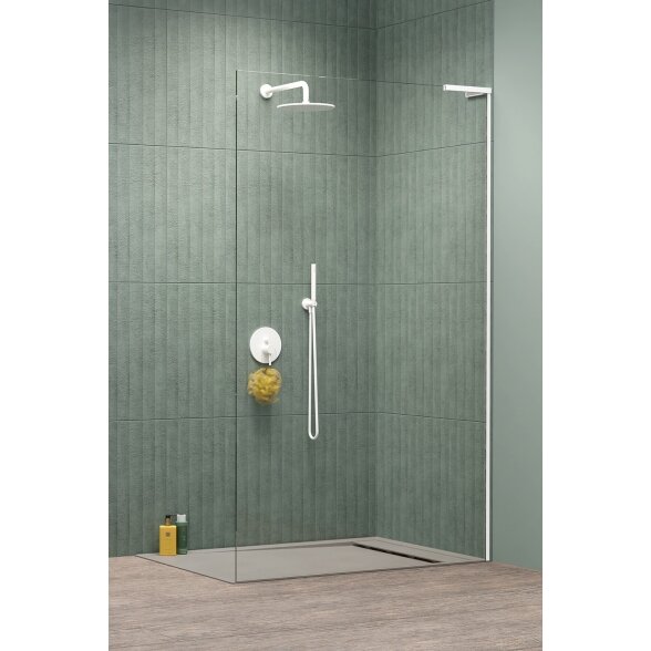 Radaway Modo SL II stabili dušo sienelė (Walk-in), balta matinė 3 Radaway Modo SL II stabili dušo sienelė (Walk-in), balta matinė 3