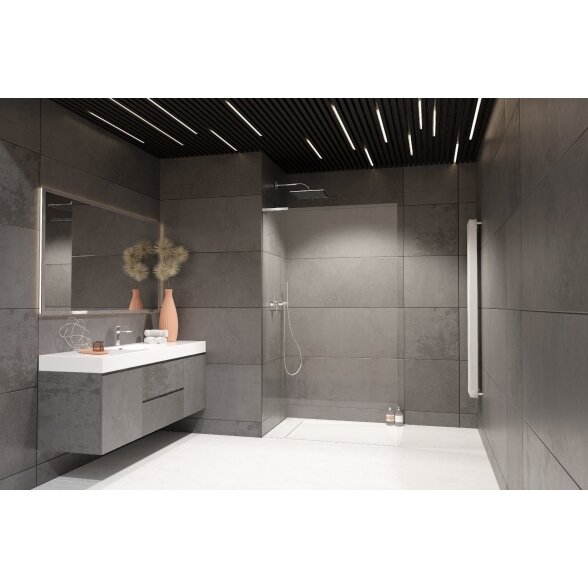 Radaway Modo SL II stabili dušo sienelė (Walk-in), chromas 2 Radaway Modo SL II stabili dušo sienelė (Walk-in), chromas 2