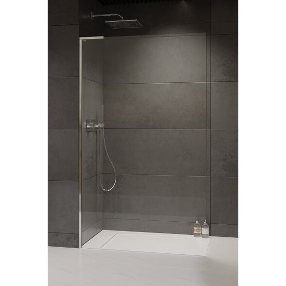 Radaway Modo SL II stabili dušo sienelė (Walk-in), chromas 3