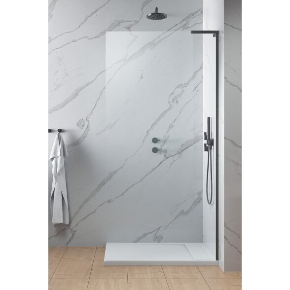 Radaway Modo SL II stabili dušo sienelė (Walk-in), šlifuotas GunMetal 2 Radaway Modo SL II stabili dušo sienelė (Walk-in), šlifuotas GunMetal 2