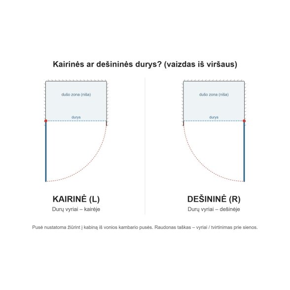 Radaway Nes 8 DWJ II nišinės dušo durys, šviesus šlifuotas auksas 1 Radaway Nes 8 DWJ II nišinės dušo durys, šviesus šlifuotas auksas 1