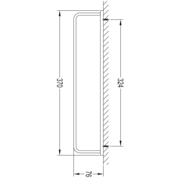 Rankšluosčių kabykla Darling DA70230GL 370 mm 1 Rankšluosčių kabykla Darling DA70230GL 370 mm 1