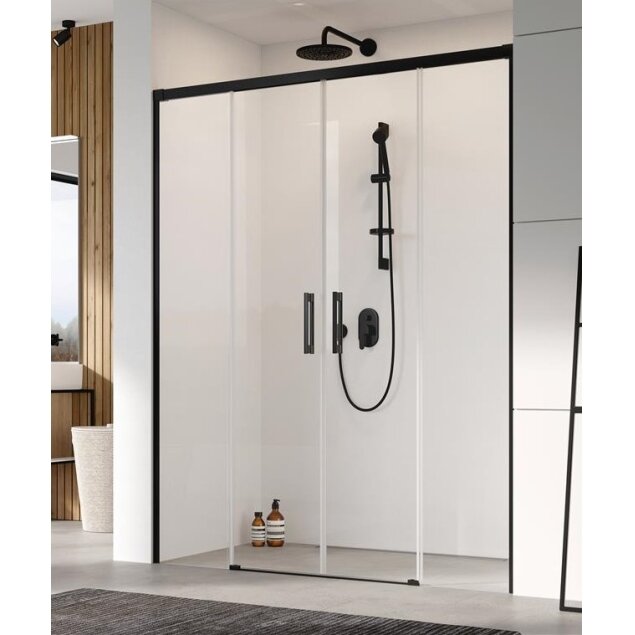Radaway Idea 8 DWD nišinės dvivėrės stumdomos durys, juoda matinė 2 Radaway Idea 8 DWD nišinės dvivėrės stumdomos durys, juoda matinė 2