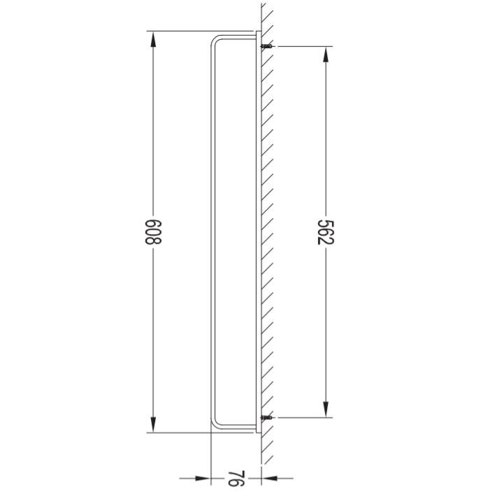 Rankšluosčių kabykla Darling DA70216 NI 608 mm 1