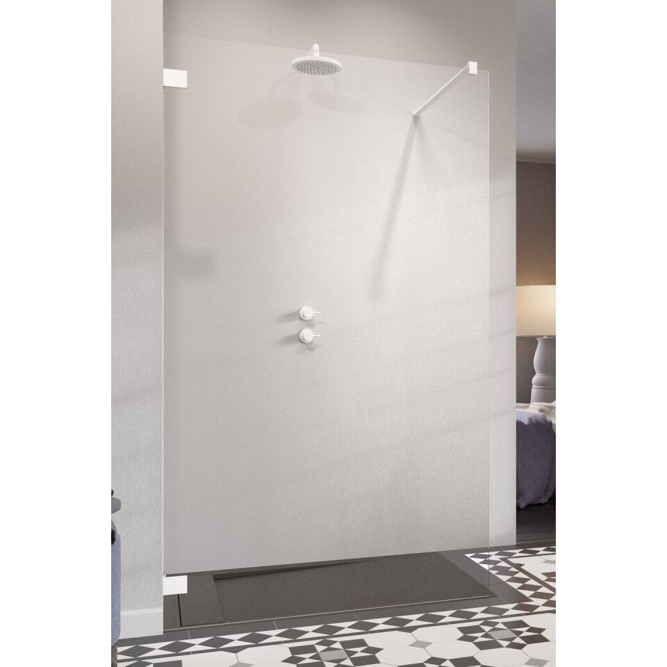 Radaway Essenza Pro Walk-in stabili dušo sienelė, balta matinė 3