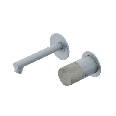 Ritmonio Diametro35 Inox Concrete E0BA0113SPDICM praustuvo maišytuvas iš sienos su potinkine dalimi Ritmonio Diametro35 Inox Concrete E0BA0113SPDICM praustuvo maišytuvas iš sienos su potinkine dalimi